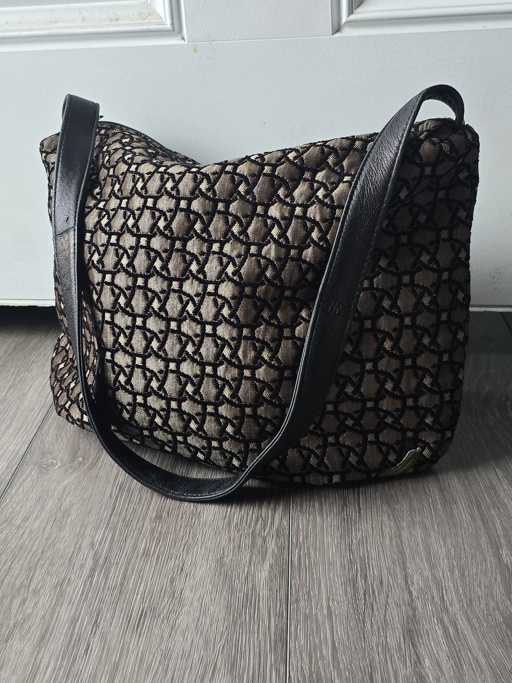 Viv Pickle Philadelphia Shoulder Bag Tapestry Chenille Geometric Boho Purse